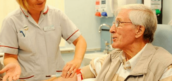 Donazione di sangue da una vena