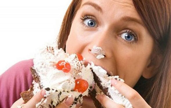 La voglia di dolci può essere un segno di parassiti nel corpo.